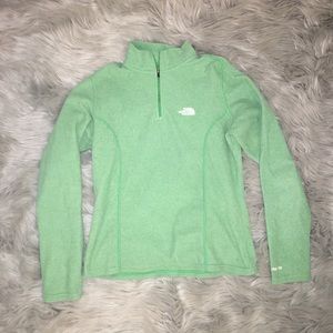 Fleece lined North Face quarter zip